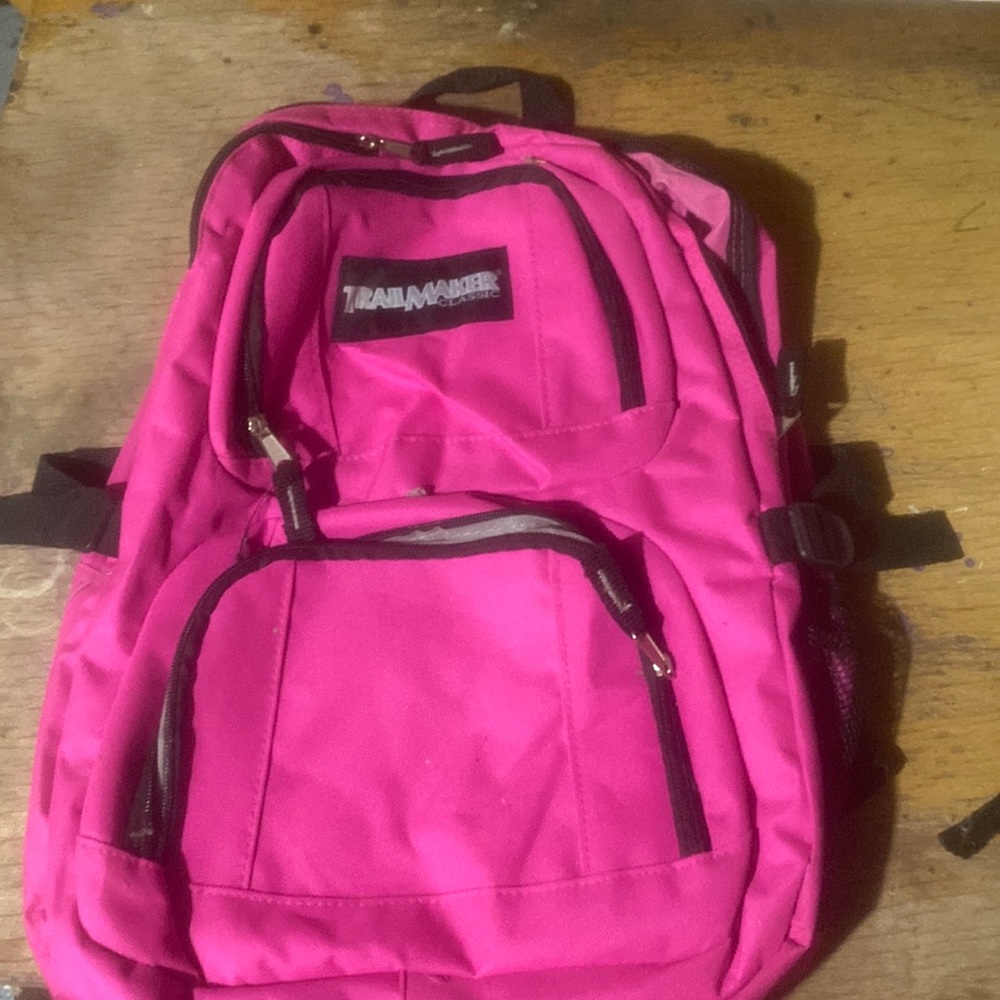 Pink bookbag